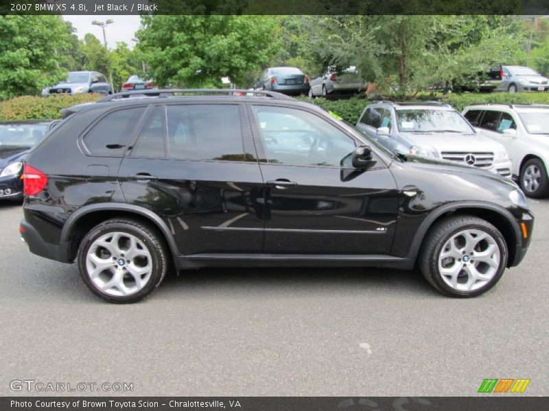 Jet Black / Black 2007 BMW X5 4.8i