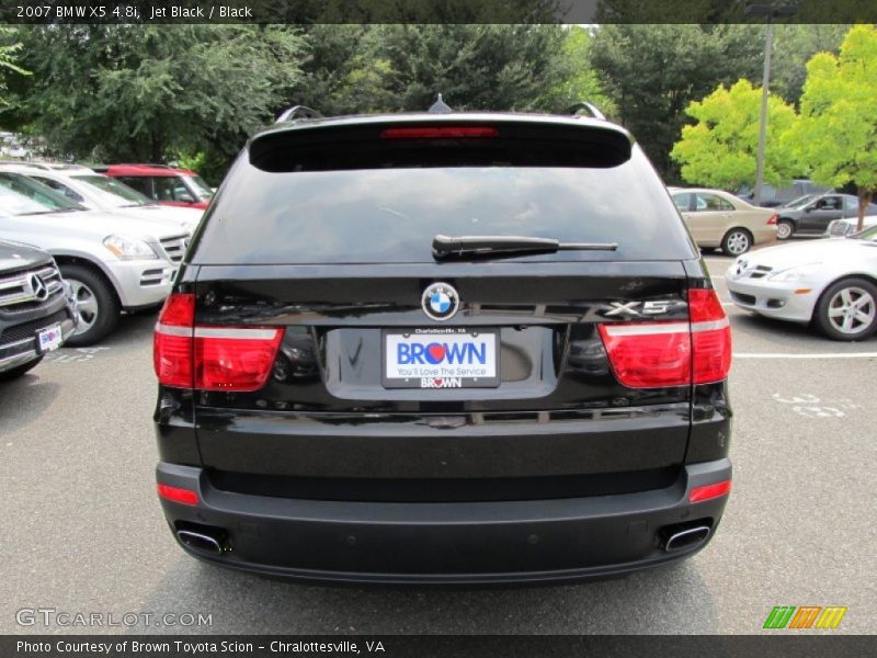Jet Black / Black 2007 BMW X5 4.8i