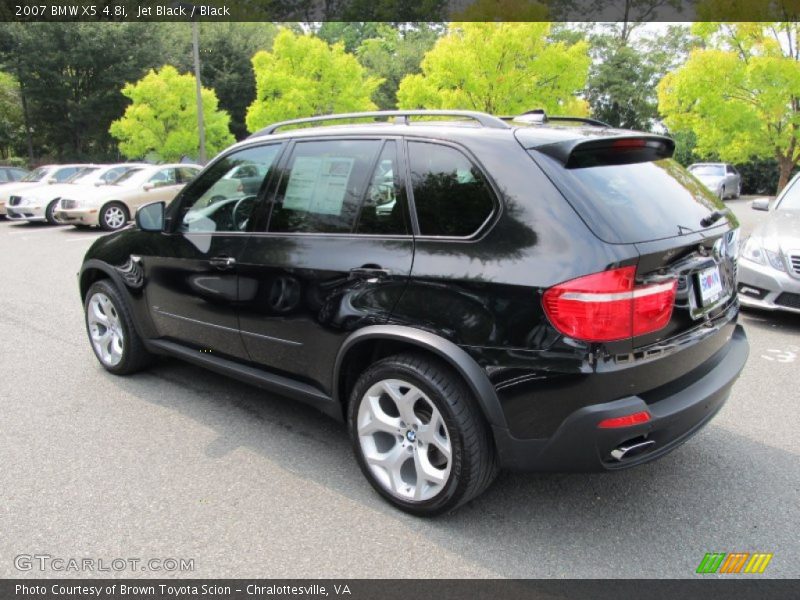 Jet Black / Black 2007 BMW X5 4.8i