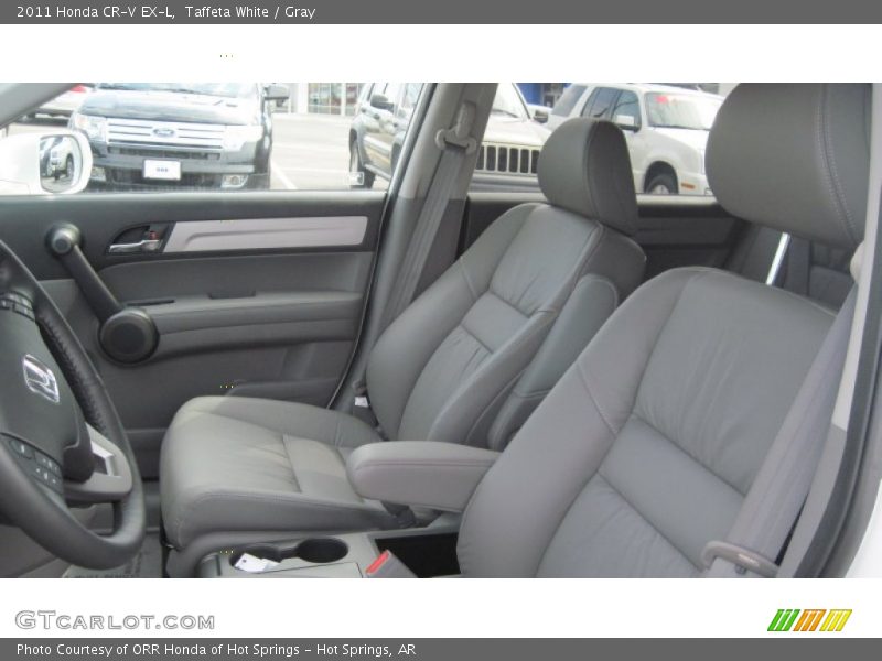 Taffeta White / Gray 2011 Honda CR-V EX-L