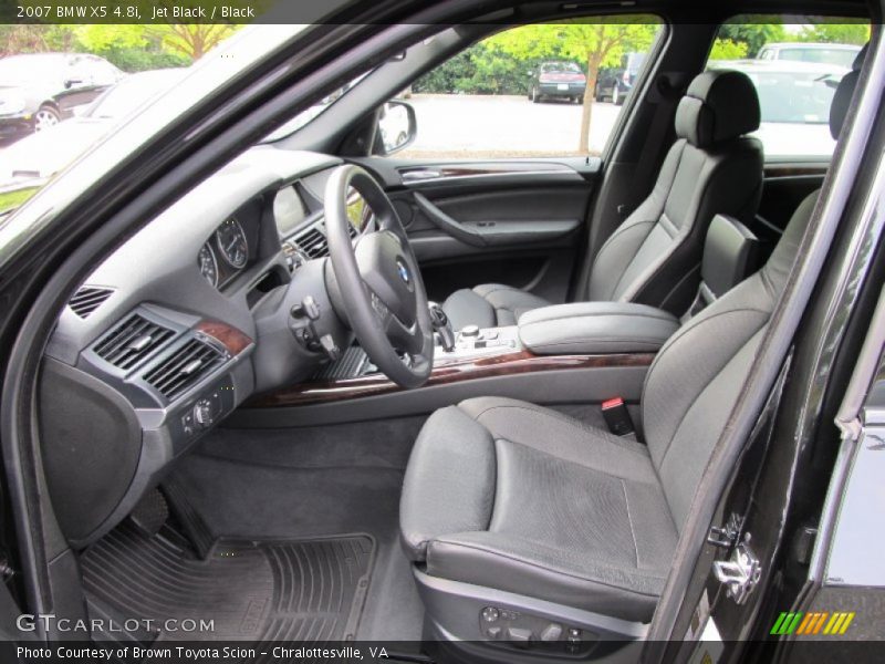Jet Black / Black 2007 BMW X5 4.8i