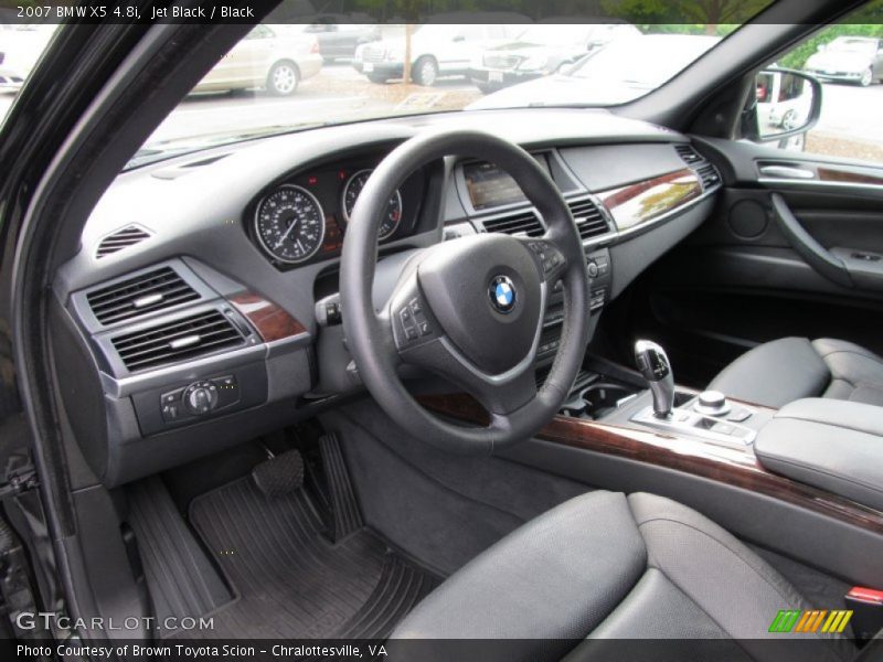 Jet Black / Black 2007 BMW X5 4.8i