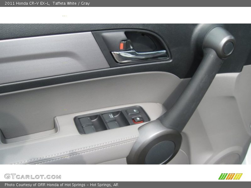 Taffeta White / Gray 2011 Honda CR-V EX-L