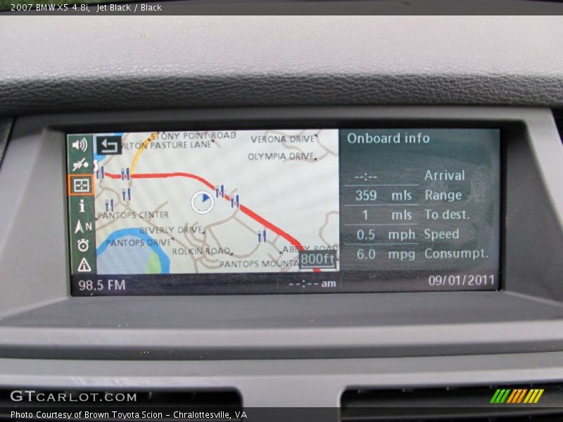 Jet Black / Black 2007 BMW X5 4.8i