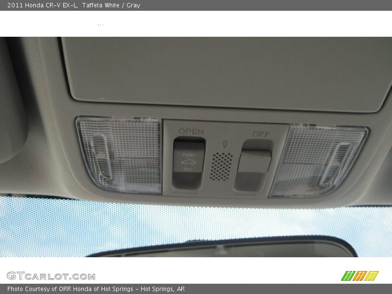 Taffeta White / Gray 2011 Honda CR-V EX-L