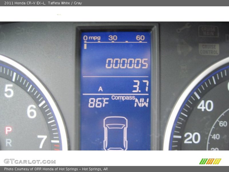 Taffeta White / Gray 2011 Honda CR-V EX-L