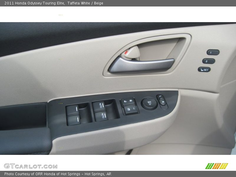 Taffeta White / Beige 2011 Honda Odyssey Touring Elite