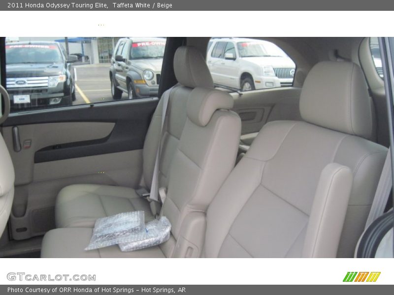 Taffeta White / Beige 2011 Honda Odyssey Touring Elite