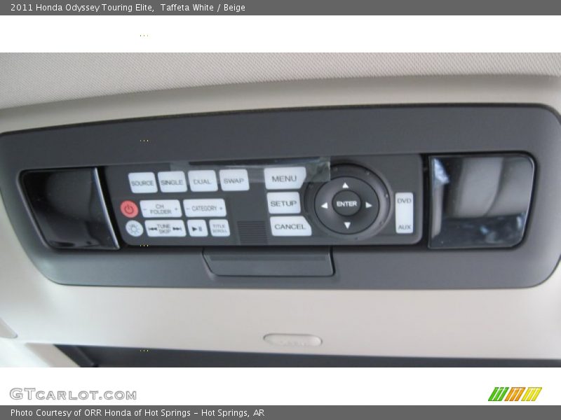 Controls of 2011 Odyssey Touring Elite
