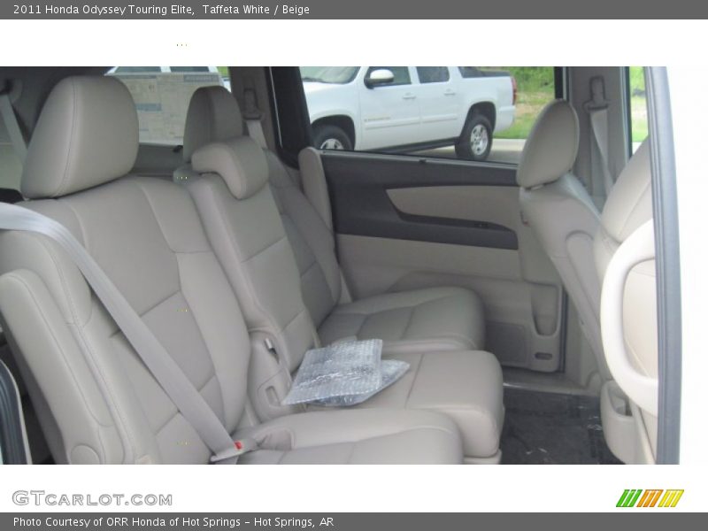 Taffeta White / Beige 2011 Honda Odyssey Touring Elite