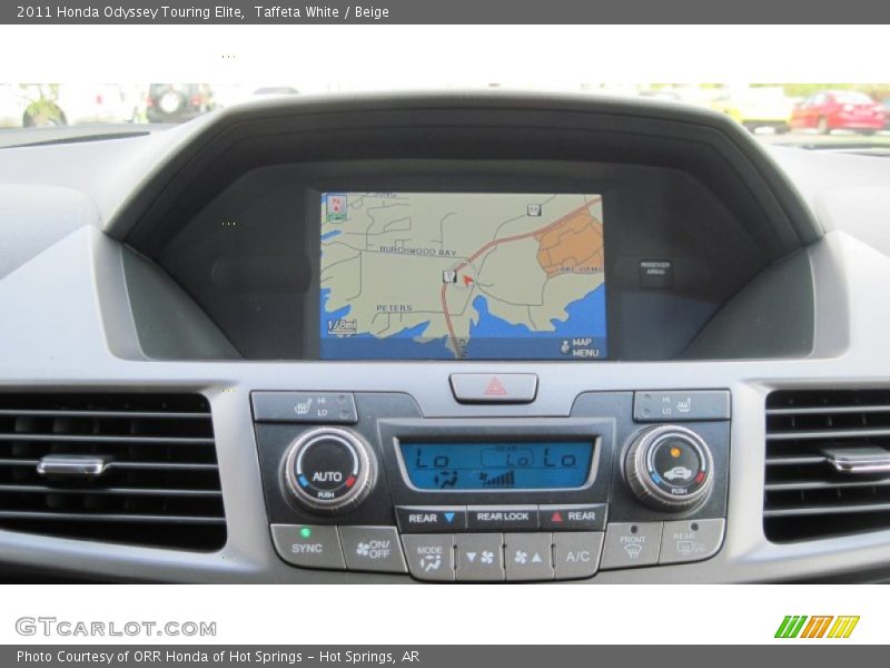 Taffeta White / Beige 2011 Honda Odyssey Touring Elite