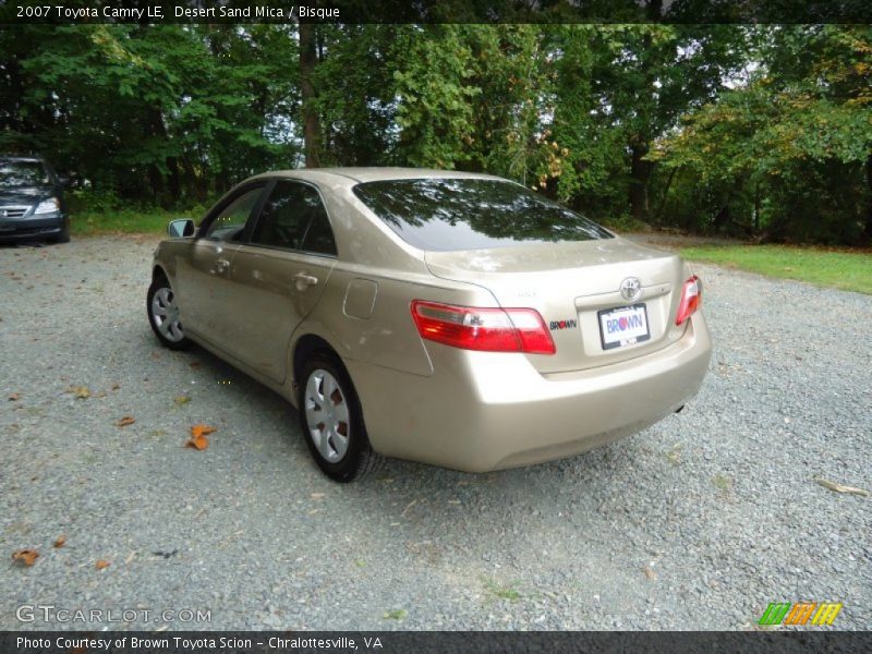 Desert Sand Mica / Bisque 2007 Toyota Camry LE