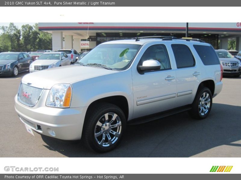 Pure Silver Metallic / Light Titanium 2010 GMC Yukon SLT 4x4