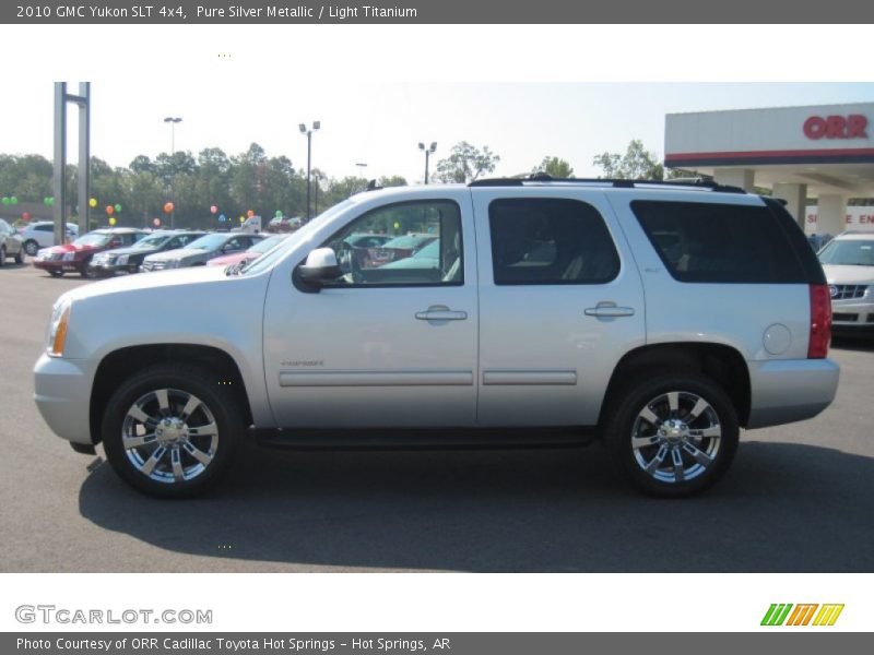 Pure Silver Metallic / Light Titanium 2010 GMC Yukon SLT 4x4