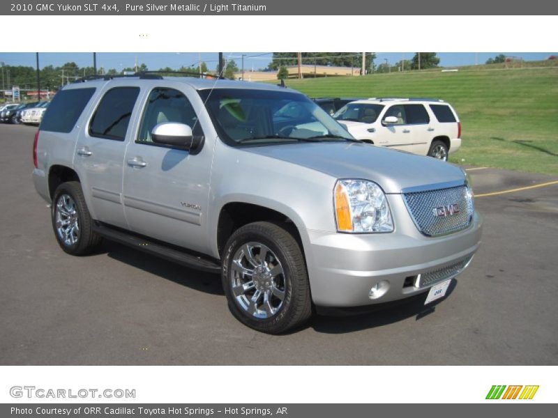 Pure Silver Metallic / Light Titanium 2010 GMC Yukon SLT 4x4