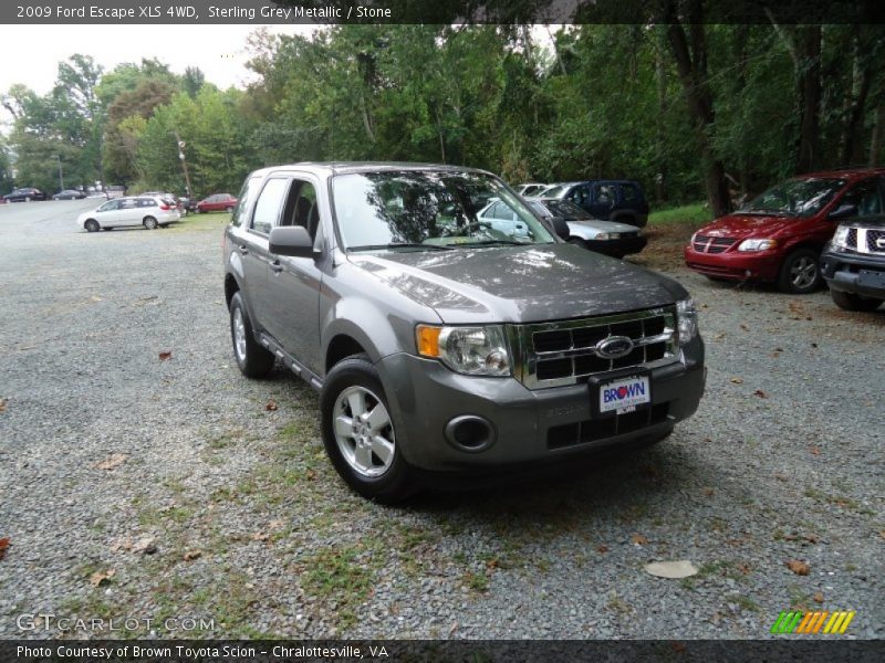 Sterling Grey Metallic / Stone 2009 Ford Escape XLS 4WD