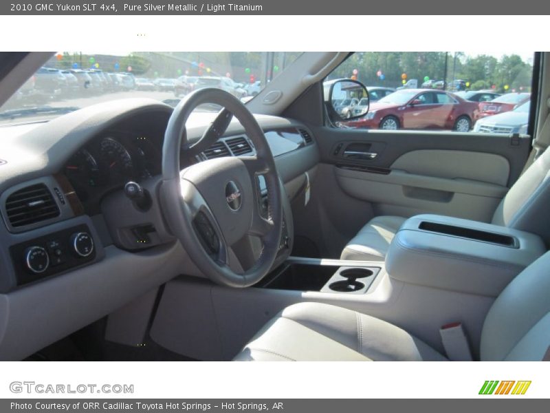 Pure Silver Metallic / Light Titanium 2010 GMC Yukon SLT 4x4