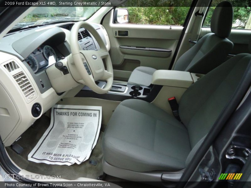  2009 Escape XLS 4WD Stone Interior