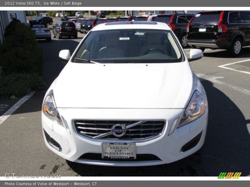 Ice White / Soft Beige 2012 Volvo S60 T5