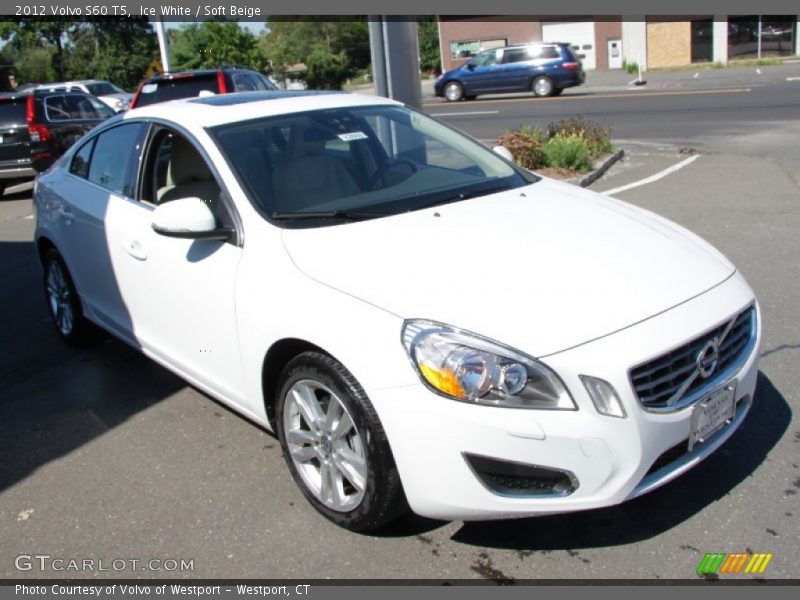Ice White / Soft Beige 2012 Volvo S60 T5