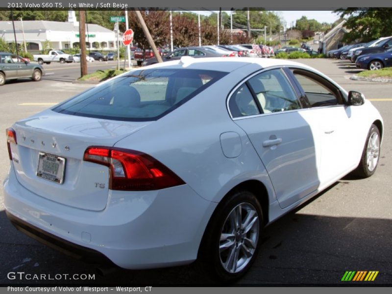 Ice White / Soft Beige 2012 Volvo S60 T5