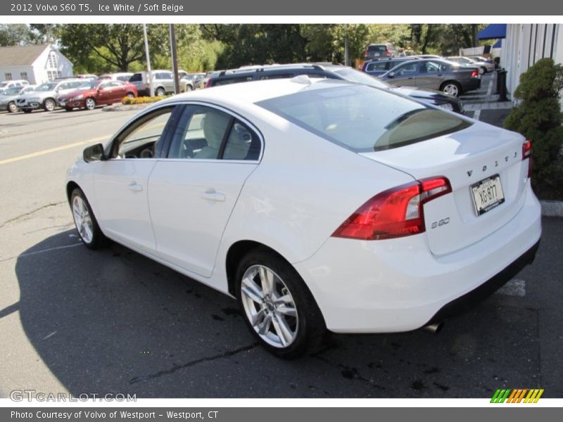 Ice White / Soft Beige 2012 Volvo S60 T5