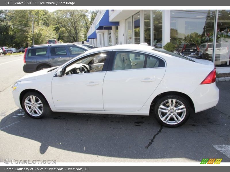 Ice White / Soft Beige 2012 Volvo S60 T5