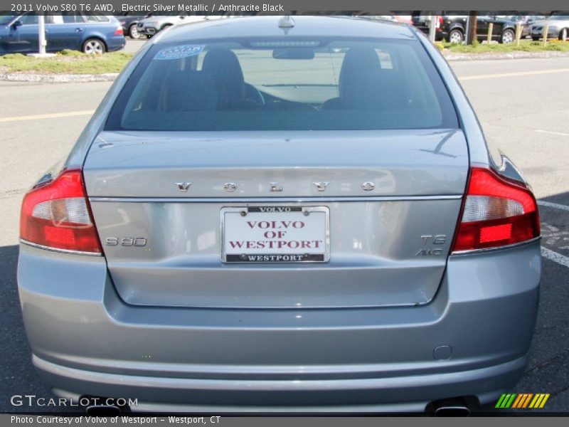 Electric Silver Metallic / Anthracite Black 2011 Volvo S80 T6 AWD