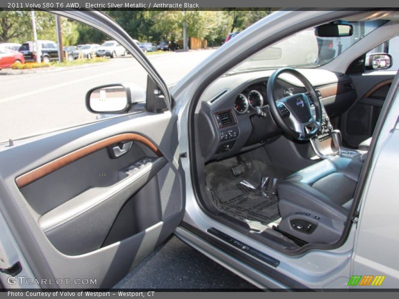  2011 S80 T6 AWD Anthracite Black Interior