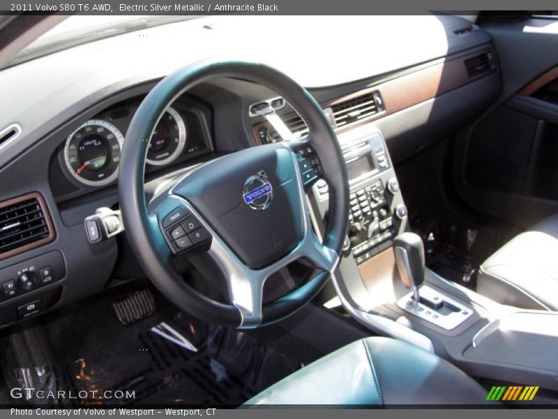  2011 S80 T6 AWD Anthracite Black Interior