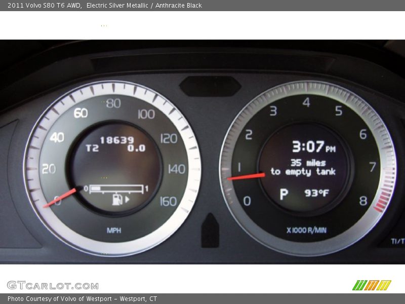  2011 S80 T6 AWD T6 AWD Gauges