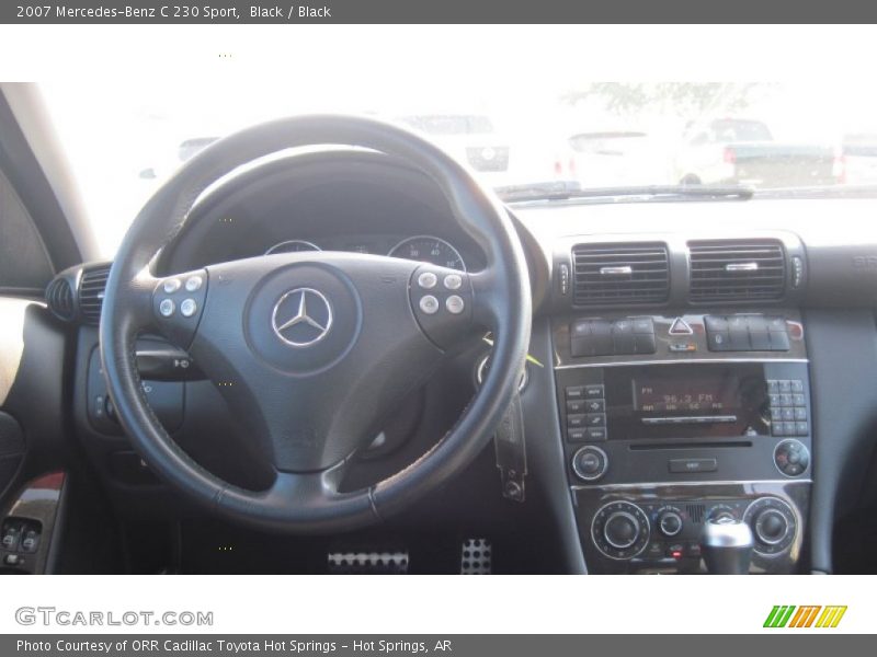 Black / Black 2007 Mercedes-Benz C 230 Sport