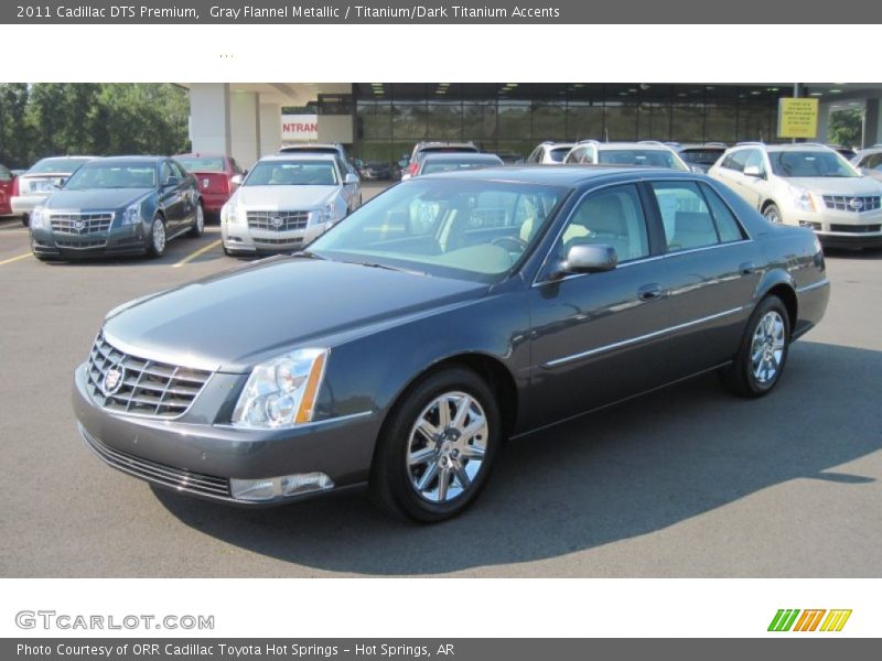 Gray Flannel Metallic / Titanium/Dark Titanium Accents 2011 Cadillac DTS Premium