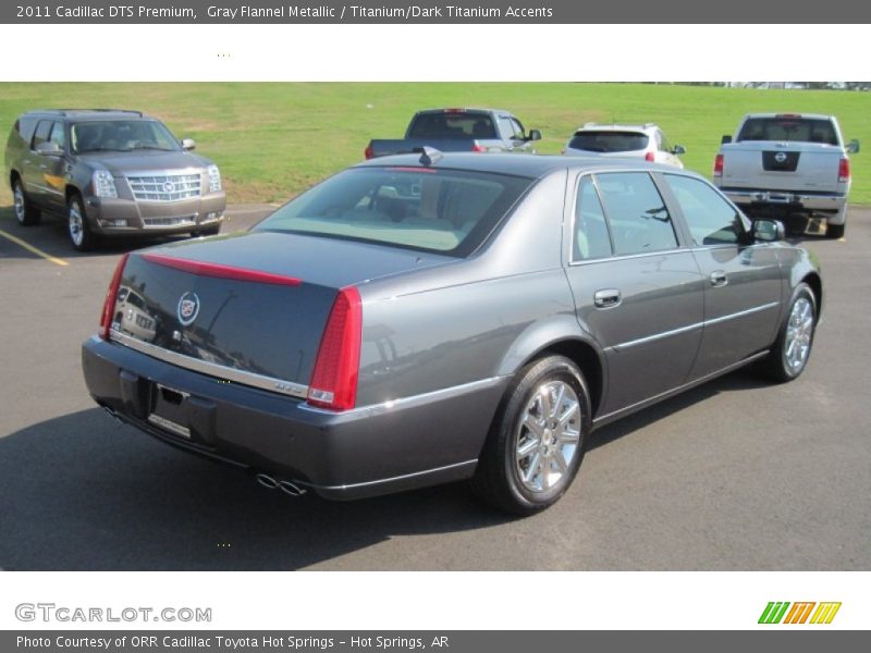 Gray Flannel Metallic / Titanium/Dark Titanium Accents 2011 Cadillac DTS Premium