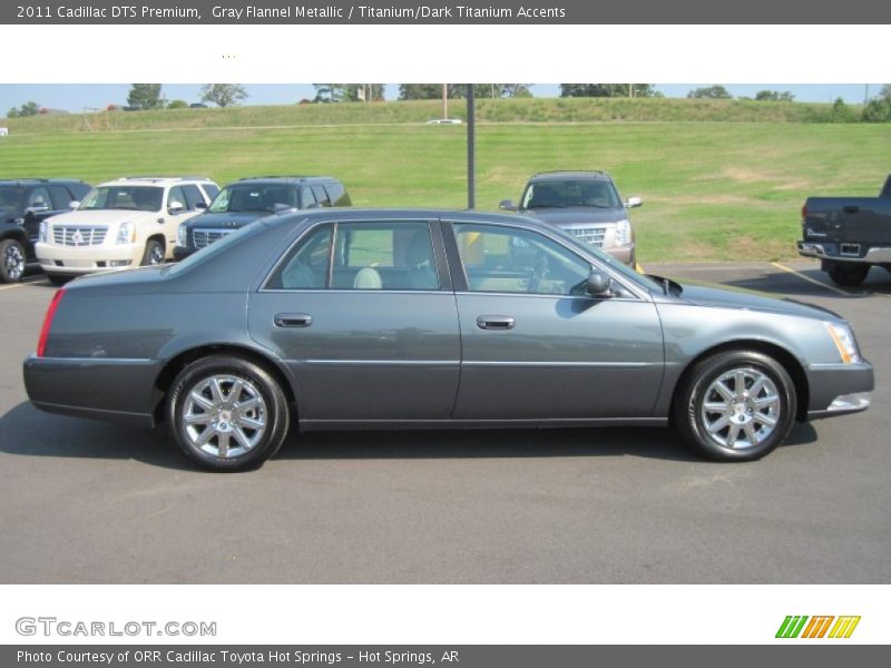 Gray Flannel Metallic / Titanium/Dark Titanium Accents 2011 Cadillac DTS Premium