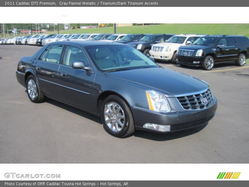 Gray Flannel Metallic / Titanium/Dark Titanium Accents 2011 Cadillac DTS Premium