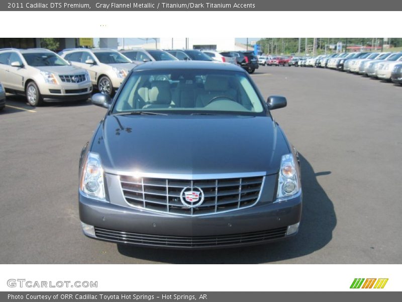 Gray Flannel Metallic / Titanium/Dark Titanium Accents 2011 Cadillac DTS Premium