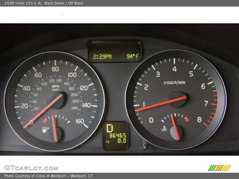  2008 V50 2.4i 2.4i Gauges