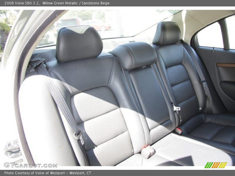 Willow Green Metallic / Sandstone Beige 2008 Volvo S80 3.2