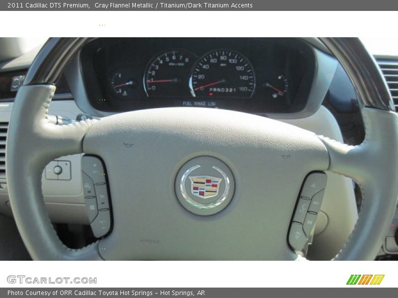 Gray Flannel Metallic / Titanium/Dark Titanium Accents 2011 Cadillac DTS Premium