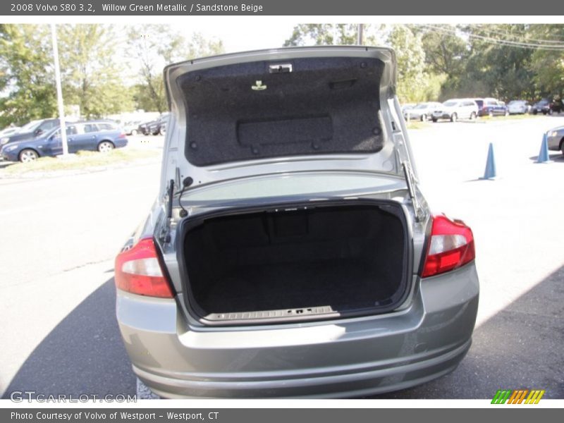 Willow Green Metallic / Sandstone Beige 2008 Volvo S80 3.2
