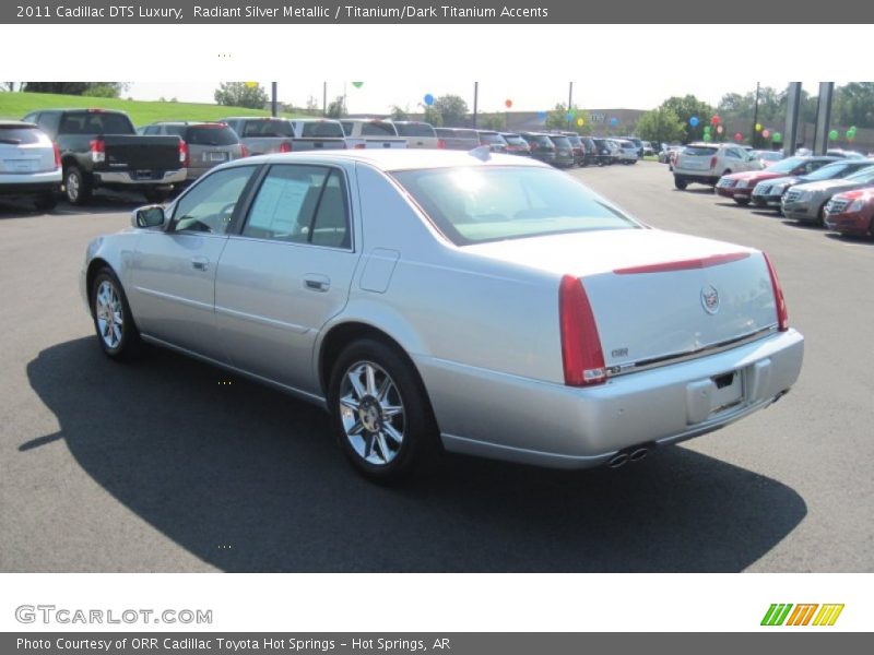 Radiant Silver Metallic / Titanium/Dark Titanium Accents 2011 Cadillac DTS Luxury