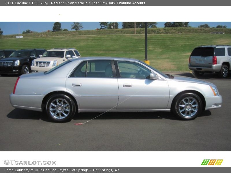 Radiant Silver Metallic / Titanium/Dark Titanium Accents 2011 Cadillac DTS Luxury