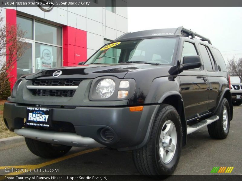 Super Black / Gray 2004 Nissan Xterra XE 4x4