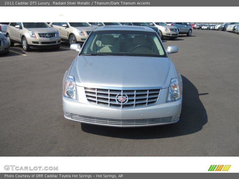 Radiant Silver Metallic / Titanium/Dark Titanium Accents 2011 Cadillac DTS Luxury