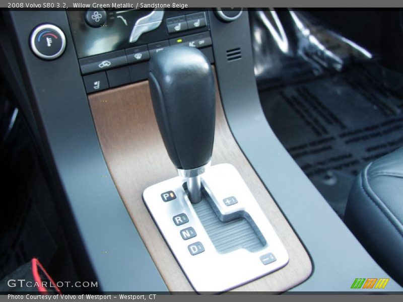 Willow Green Metallic / Sandstone Beige 2008 Volvo S80 3.2