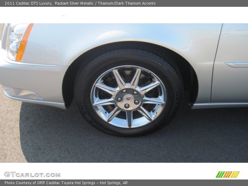 Radiant Silver Metallic / Titanium/Dark Titanium Accents 2011 Cadillac DTS Luxury