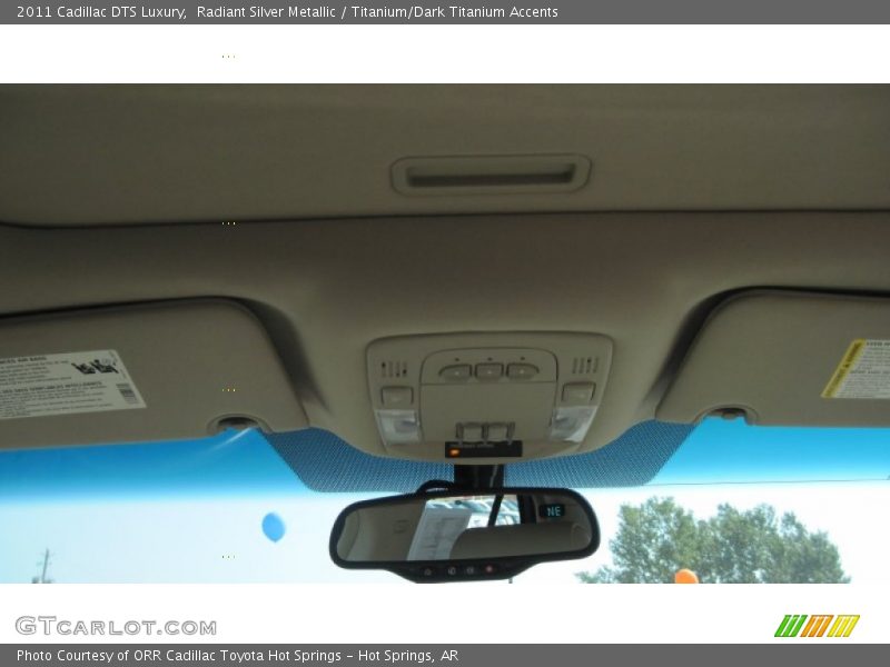 Radiant Silver Metallic / Titanium/Dark Titanium Accents 2011 Cadillac DTS Luxury