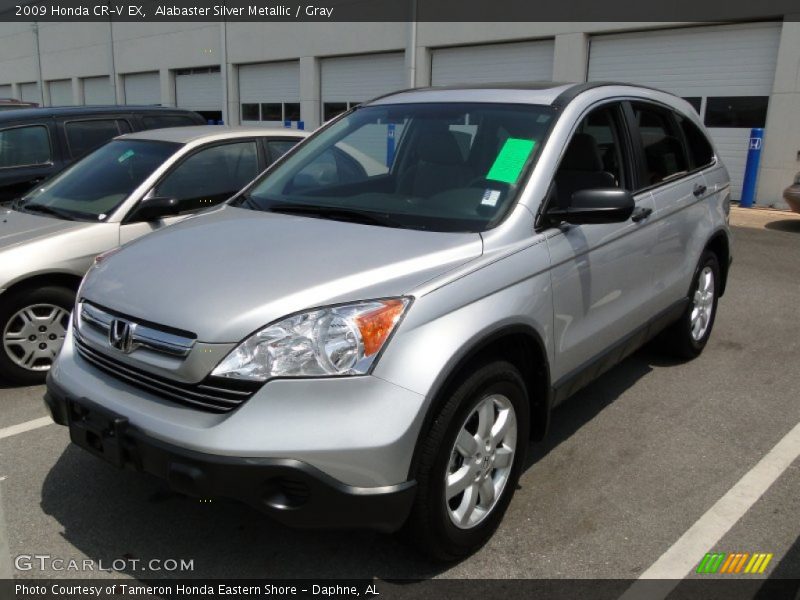 Alabaster Silver Metallic / Gray 2009 Honda CR-V EX