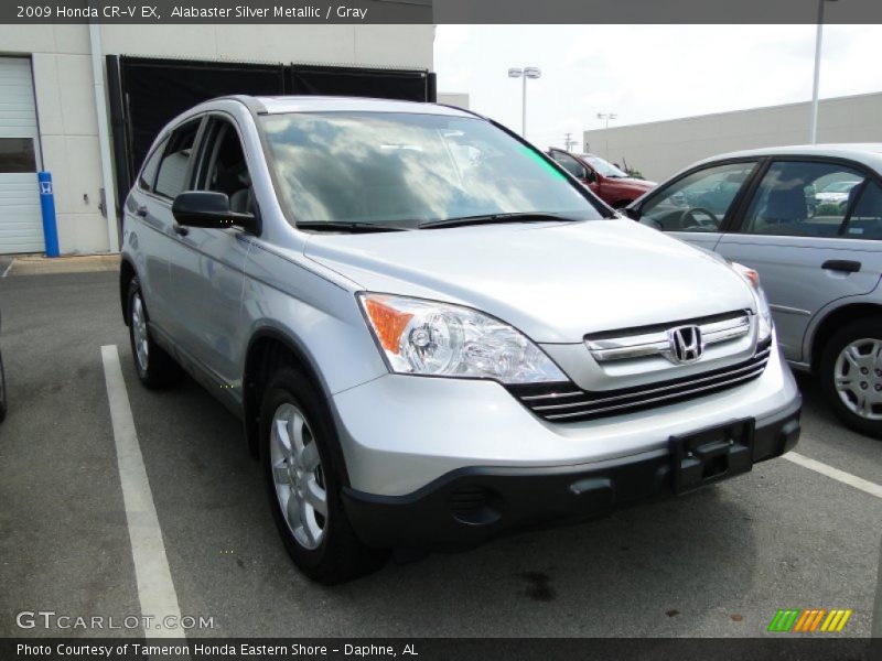 Alabaster Silver Metallic / Gray 2009 Honda CR-V EX